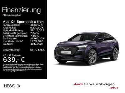 Gebraucht Audi Q4 Sportback e-tron Advanced 210 kW (286 PS) 2025 Violett SUV