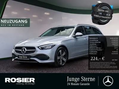 Gebraucht Mercedes C220 Avantgarde 200 PS (147 kW) 2023 Silber / hightechsilber Kombi