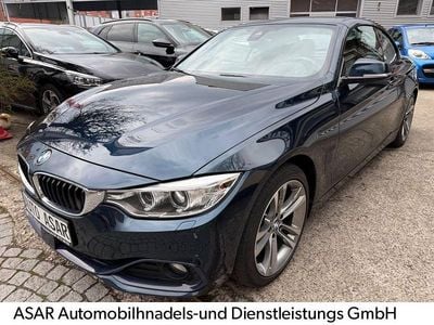 Gebraucht BMW 430 Cabriolet Sport Line 258 PS (189 kW) 2016 Blau Cabrio