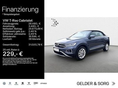 Second-hand VW T-Roc Cabriolet Style 116 CP (85 kW) 2025 Gri Cabrio