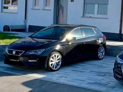 Używany Seat Leon ST FR 125 KM (91 kW) 2018 Czarny Kombi