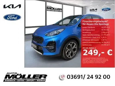 Gebraucht Kia Sportage GT-Line 185 PS (136 kW) 2021 Blau SUV