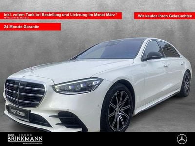 Gebraucht Mercedes S400 AMG line 330 PS (242 kW) 2021 Designo diamantweiß bright Limousine