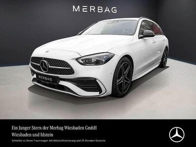 Gebraucht Mercedes C300 AMG line 286 PS (210 kW) 2022 Weiß Limousine