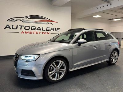 Brugt Audi A3 S-Line 150 HK (110 kW) 2019 Sølv Sedan