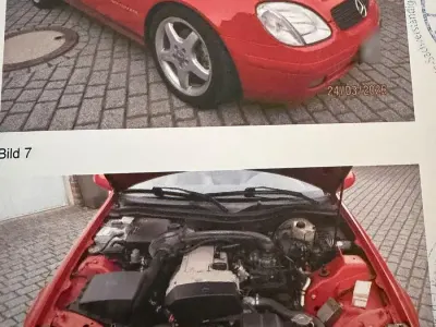 Gebraucht Mercedes SLK200 160 PS (117 kW) 2000 Rot Cabrio
