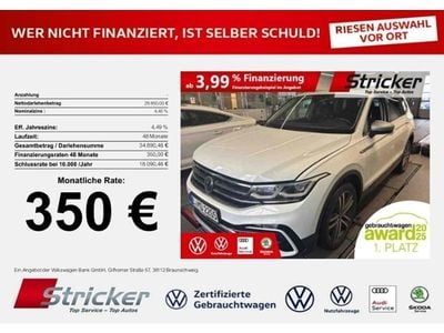 Gebraucht VW Tiguan Allspace Elegance 190 PS (139 kW) 2021 Pure white SUV