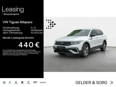 Gebraucht VW Tiguan Allspace Move 200 PS (147 kW) 2024 Weiß SUV