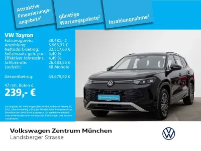 Second-hand VW Tayron Life 150 CP (110 kW) 2025 Negru SUV