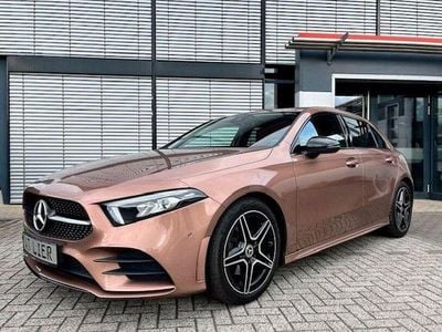 Second-hand Mercedes A200 AMG line 163 CP (119 kW) 2022 Auriu Berlinǎ
