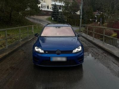 Second-hand VW Golf VII R 300 CP (220 kW) 2016 Albastru Break