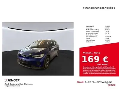 Brugt VW ID.4 Pro 150 kW (204 HK) 2021 Blå SUV