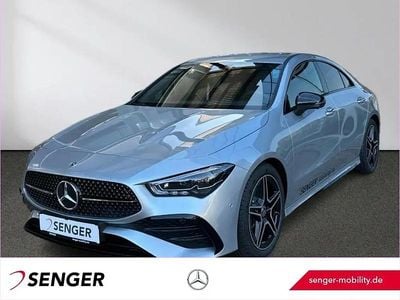 Lack hightechsilber Gebraucht 2025 Mercedes CLA200 AMG line Coupé | 38.290 € (Fairer Preis)