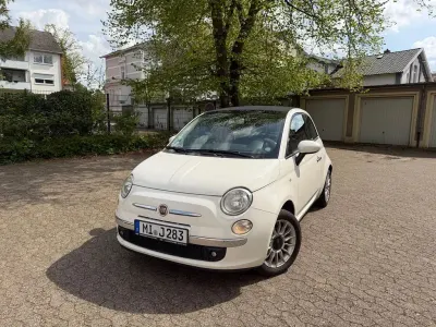 Gebraucht Fiat 500C Lounge 69 PS (50 kW) 2010 Weiß Cabrio
