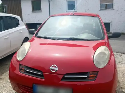 Gebraucht Nissan Micra 2004 Rot Kleinwagen