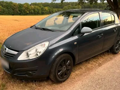 Gebraucht Opel Corsa 57 PS (41 kW) 2009 Blau Kleinwagen