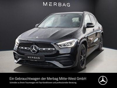 Gebraucht Mercedes GLA250 AMG line 218 PS (160 kW) 2022 Unilack nachtschwarz SUV