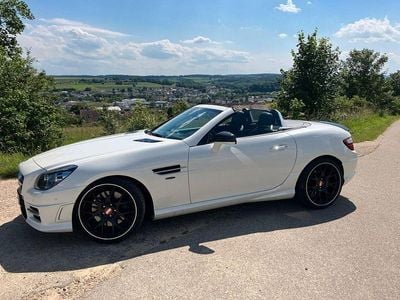 Gebraucht Mercedes SLK350 AMG 306 PS (225 kW) 2013 Weiß Cabrio