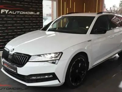Usata Skoda Superb SportLine 200 CV (147 kW) 2021 Bianco Station wagon