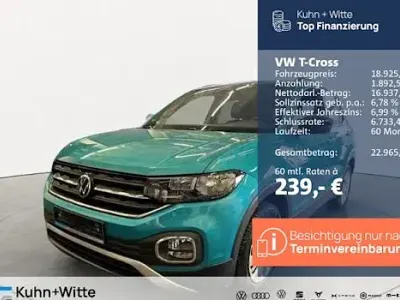 Gebraucht VW T-Cross Active 95 PS (69 kW) 2022 Blau SUV