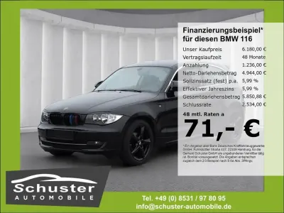 Usado BMW 116 Sport Line 122 CV (89 kW) 2011 Negro Utilitario