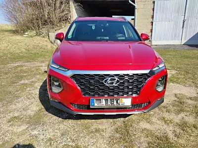 Gebraucht Hyundai Santa Fe Premium 150 PS (110 kW) 2019 Rot SUV