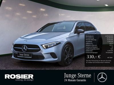 Gebraucht Mercedes A250 Progressive 160 PS (117 kW) 2022 Silber / iridiumsilber (metallic) Limousine