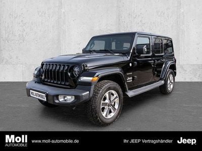 Gebraucht Jeep Wrangler Unlimited Sahara 200 PS (147 kW) 2018 Schwarz SUV