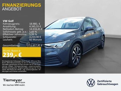 Gebraucht VW Golf VII United 150 PS (110 kW) 2021 Grau Kleinwagen