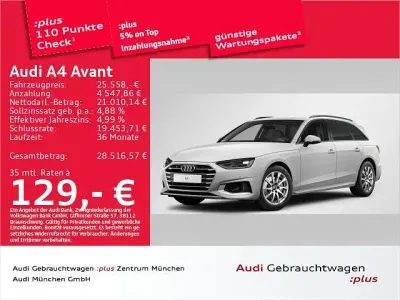 Używany Audi A4 Advanced Plus 204 KM (150 kW) 2023 Biały Kombi