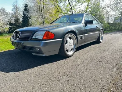 Brugt Mercedes SL320 AMG 231 HK (169 kW) 1993 Sort Cabriolet