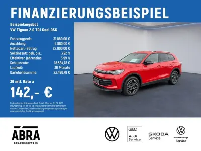 Gebraucht VW Tiguan Goal 150 PS (110 kW) 2025 Rot SUV