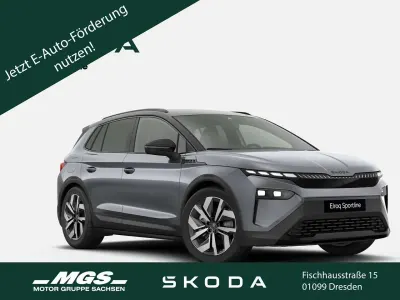 Neu Skoda Elroq SportLine 210 kW (286 PS) 2026 Timano grün SUV