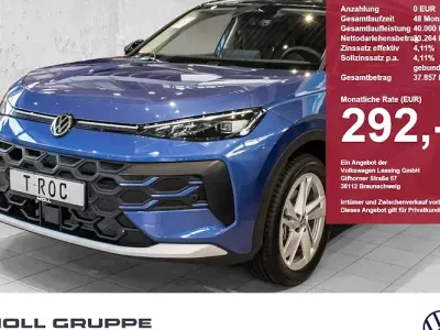 Neu VW T-Roc Life 150 PS (110 kW) 2026 Schwarz SUV