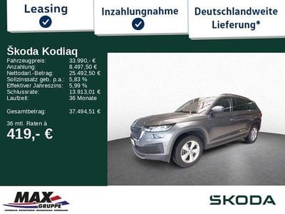 Grau Gebraucht 2022 Skoda Kodiaq Tour SUV | 33.990 € (Fairer Preis)