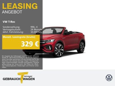 Usata VW T-Roc Cabriolet R-line 150 CV (110 kW) 2025 Rosso Cabrio