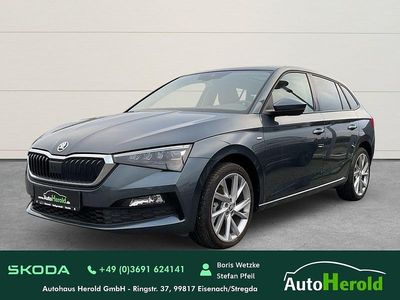 Gebraucht Skoda Scala 110 PS (80 kW) 2021 Grau (quarzgrau metallic) met. grau (quarzgrau metallic) met. Kleinwagen