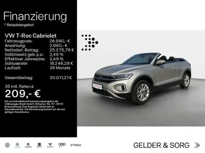 Używany VW T-Roc Cabriolet Style 116 KM (85 kW) 2024 Biały Kabriolet