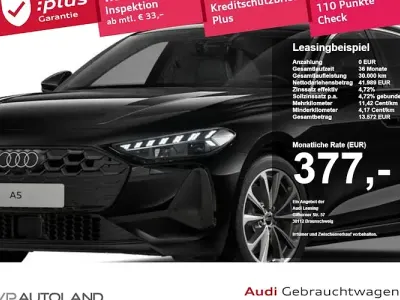 Gebraucht Audi A5 Ambiente 204 PS (150 kW) 2025 Mythosschwarz metallic Kombi