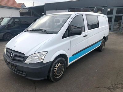 gebraucht Mercedes Vito Mixito 116 CDI extralang Klima 6 Sitze