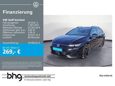 Gebraucht VW Golf VIII R-line 150 PS (110 kW) 2025 Grenadillschwarz metallic Kombi