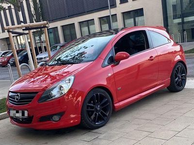 Gebraucht Opel Corsa Color Edition 80 PS (58 kW) 2010 Rot Kleinwagen
