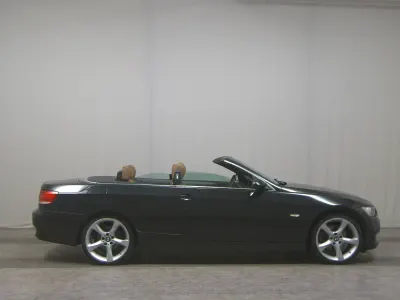 Brugt BMW 325 Comfort Edition 218 HK (160 kW) 2008 Sort Cabriolet