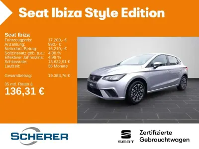 Second-hand Seat Ibiza Style 116 CP (85 kW) 2024 Argintiu Hatchback