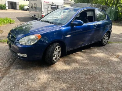 Gebraucht Hyundai Accent 2008 Blau Kleinwagen