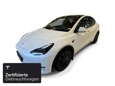 Gebraucht Tesla Model Y Performance 392 kW (533 PS) 2023 Pearl white multicoat SUV