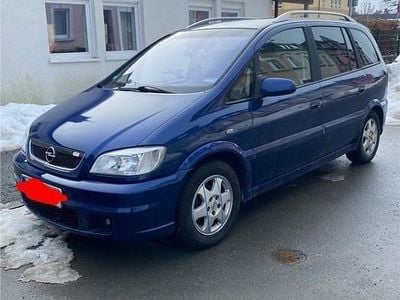 Gebraucht Opel Zafira OPC 125 PS (91 kW) 2004 Blau Van / Kleinbus
