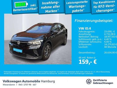 Gebraucht VW ID.4 Pure 125 kW (170 PS) 2022 Grenadillschwarz metallic (metallic) SUV