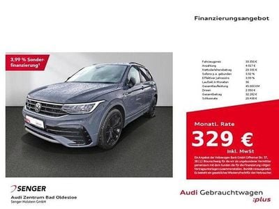 Usata VW Tiguan R-line 150 CV (110 kW) 2022 Grigio SUV