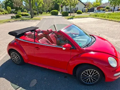 Gebraucht VW New Beetle Highline 102 PS (75 kW) 2003 Rot Kleinwagen